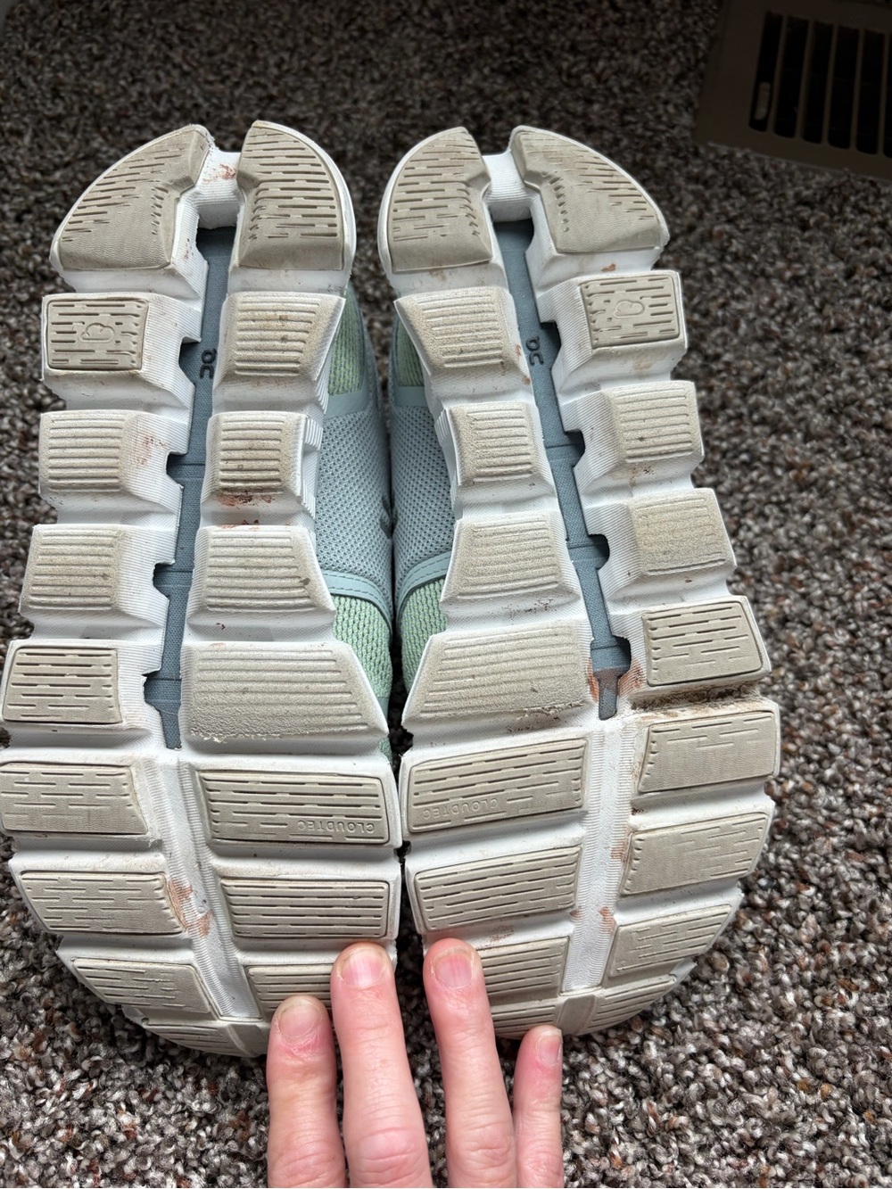 ONCloud 5 Push Sneaker in Mint and light green - Picture 4 of 6